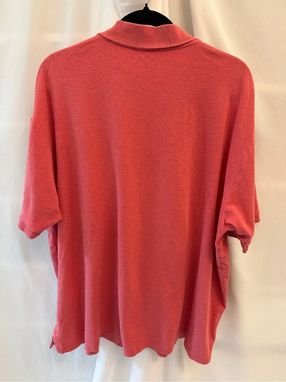 Polo Ralph Lauren Men’s 2XB Coral Pink Heathered Short Sleeve Polo Shirt